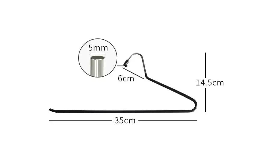 10/20Pcs Non-Slip Metal Shirt Trouser Hook Hanger Coat Hanger Clothes Rack Open Ended Pant Easy Slide Wardrobe Organzier