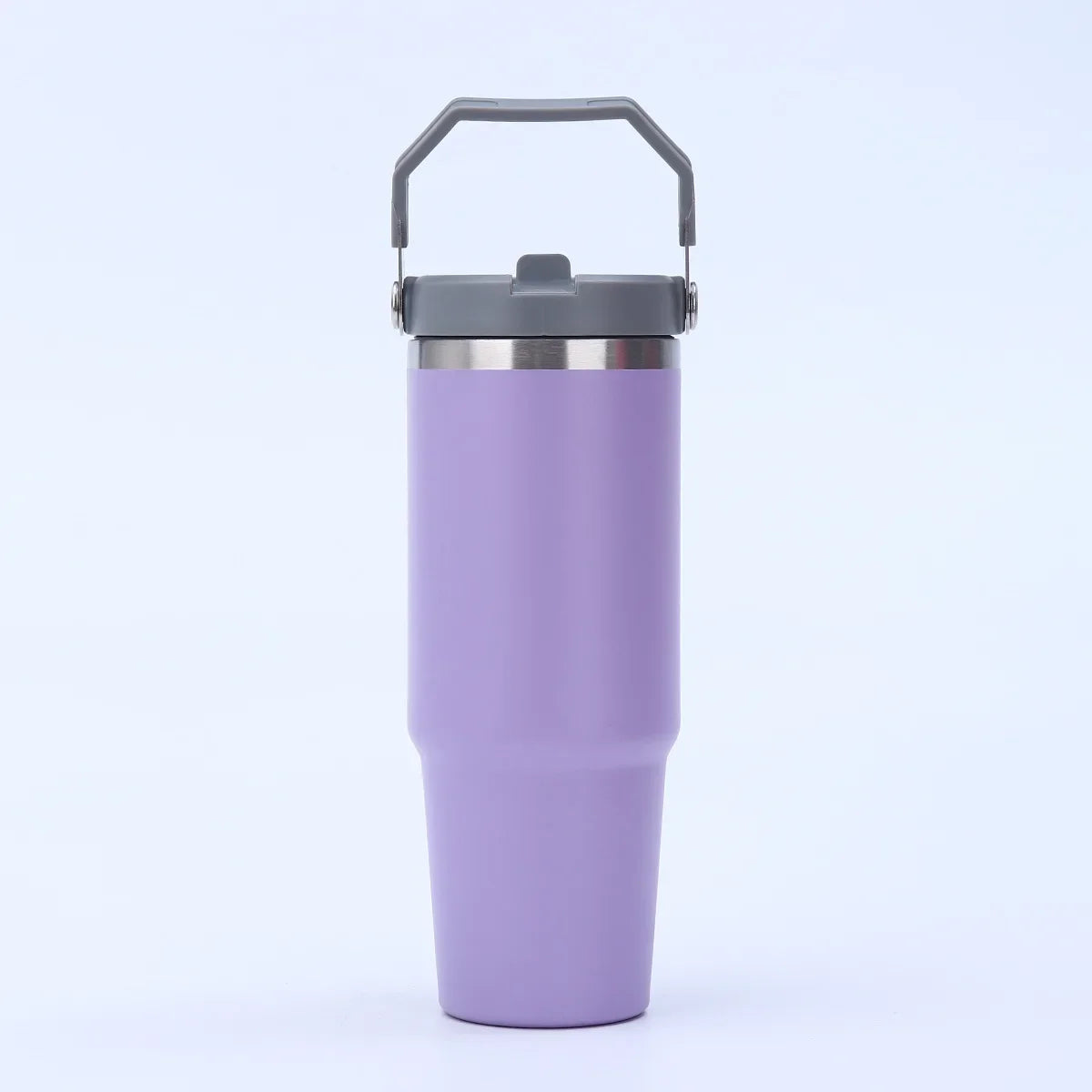 Large Capacity Stainless Steel Vacuum Insulated Thermos with Straw Portable High Aesthetic Value Handheld Car Cup Ice King