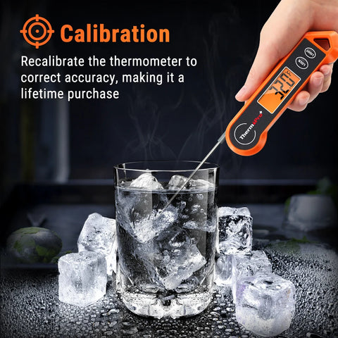 ThermoPro TP19H Digital  Waterproof Cooking Thermometer with  BBQ Thermometer  Backlight and Calibration