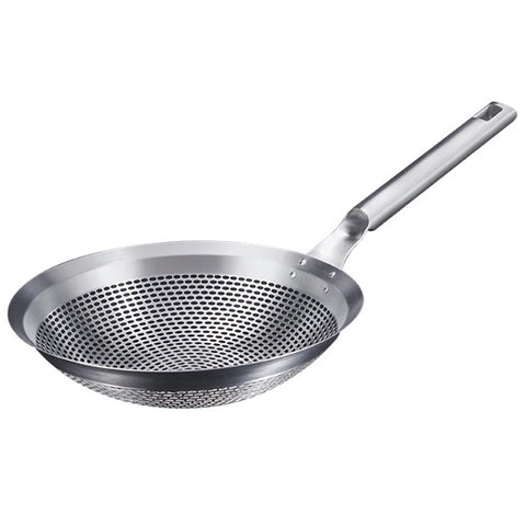 Stainless Steel Round Skimmer, Food Strainer Colander Sifer, Mesh Sieve Filter For Draining & Frying - Kitchen Tools