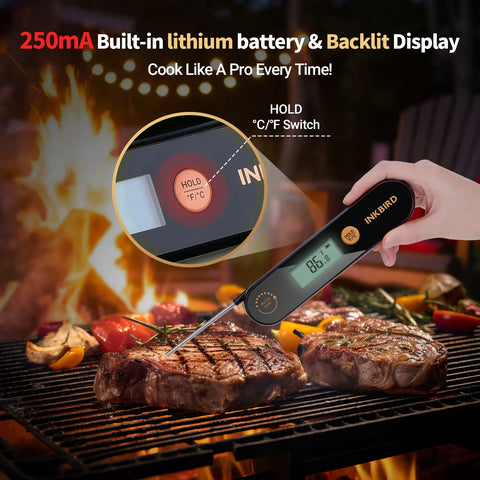 INKBIRD Digital Kitchen Food Thermometer For Meat Water Milk Cooking Food Probe Readin BBQ Oven Thermometer Kitchen Tools