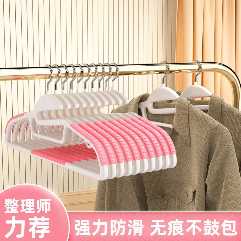 Invisible Fish Mouth Hanger for Children, Non-Slip Hanger for Clothing Store, Thick, Double Bathroom, Household