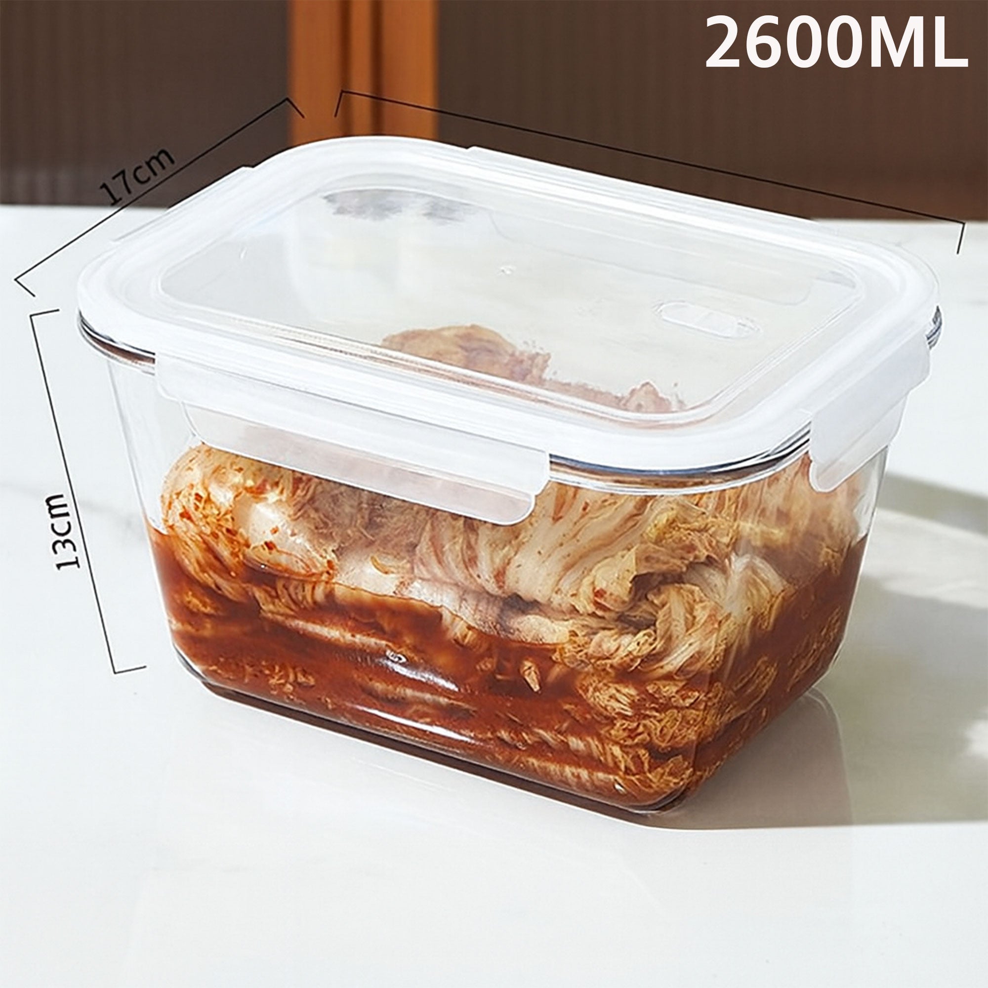 Sealed Glass Refrigerator Storage Box