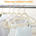 Seamless flocking rack for non-slip plastic clothes hanging home magic rack clothes brace wiktra