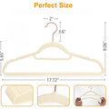 Seamless flocking rack for non-slip plastic clothes hanging home magic rack clothes brace wiktra