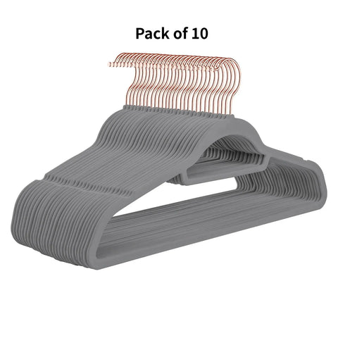 Seamless flocking rack for non-slip plastic clothes hanging home magic rack clothes brace