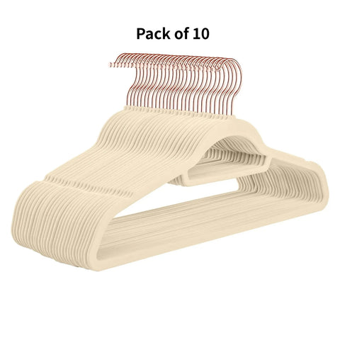 Seamless flocking rack for non-slip plastic clothes hanging home magic rack clothes brace