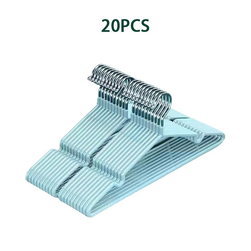 10/20pcs Clothes Hangers With Non-slip Design Traceless Clothes Racks Rust Prevention Sturdy Heavy Duty Coat Durable Hangers New