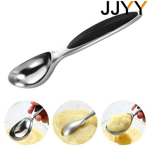 JJYY Watermelon Ice Cream Digger Scoop Kitchen Gadget Zinc Alloy Digging Ball Spoon Ice Cream Dessert Spoon for Home Restaurat