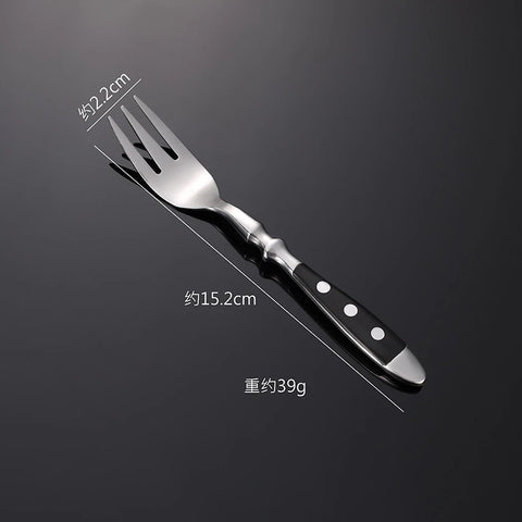 Classic Western Starpoint Cutlery Set Stainless Steel Steak Knife Spoon Fork Tableware Sets Retro Pretty Dinnerware Hotel Gift