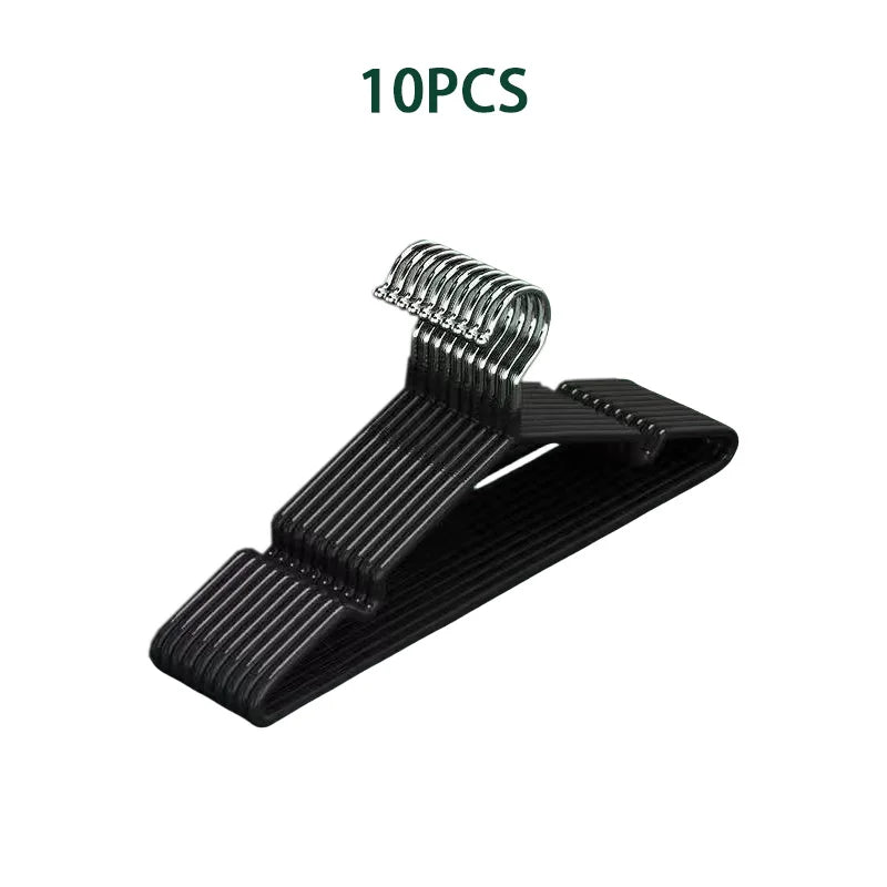 10/20pcs Clothes Hangers With Non-slip Design Traceless Clothes Racks Rust Prevention Sturdy Heavy Duty Coat Durable Hangers New