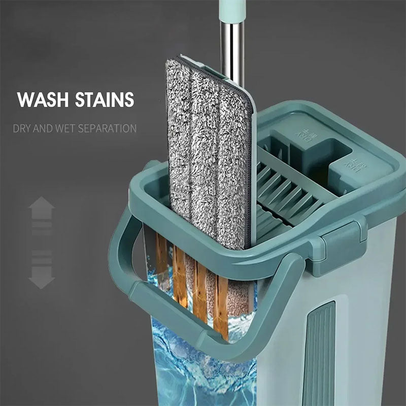 Self-Wringing Floor Mop Kit