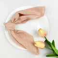 Set of 50 Cotton Cloth Napkins Gauze Fabric 30x30 Cm Factory Outlet Wedding Decor Everyday Use Dinner  Tea Towel Table  Village - Wiktra