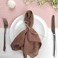 Set of 50 Cotton Cloth Napkins Gauze Fabric 30x30 Cm Factory Outlet Wedding Decor Everyday Use Dinner  Tea Towel Table  Village - Wiktra