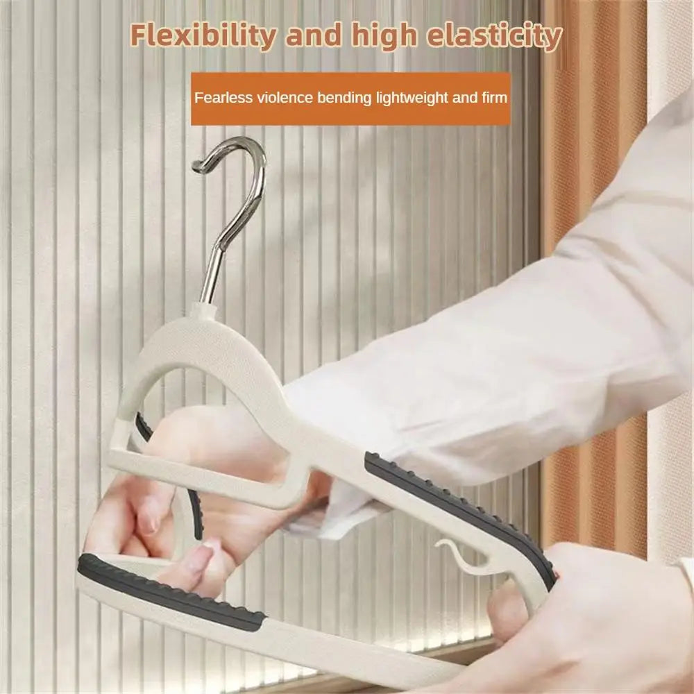 Non-Slip Clothes Hangers Set Wardrobes Organizer Shelf For Clothes Hangers Plastic Organization Wardrobe Closet Bedroom Storage
