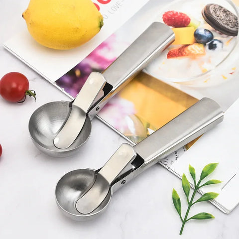 Multi-style Stainless Steel Ice Cream Scoop Ball Digger Handmade Ice Cube Mold Easy Demoulding Kitchen Accessories Ice Tray Mold