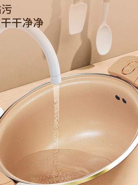 Ceramic micro-pressure pot soup pot clay casserole household cooking pot non-stick pot stew soup pot gas stove induction cooker