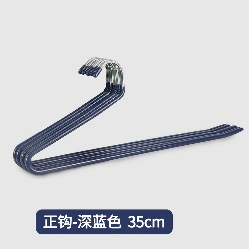 10pcs Metal Pants Hanger Pants Organizer Closet Trouser Rack 29/35CM Balcony Drying Clothes Hanger Storage Pants Rack Traceless