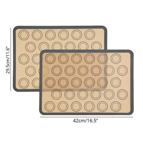 Silicone Baking Mat Pad Sheet Non-Stick Rolling Dough Mat Tray Oven Baking for Cake Cookie Pastry Oven Kitchen Baking Tools wiktra