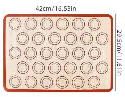 Silicone Baking Mat for Oven, Reusable Non Stick Heat Resistant Bakeware Sheets Liner, Baking Tools for Cookie Macaron Bread