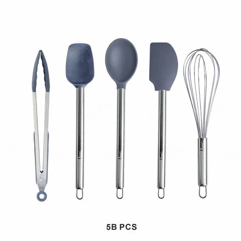 Silicone Kitchen Utensil Set Non Stick kitchenware Spatula Shovel Spoon Turner Cooking Tools Heat Resistant Cookwear Accessories