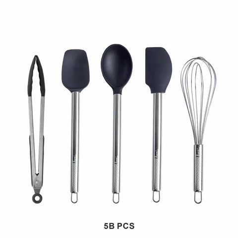 Silicone Kitchen Utensil Set Non Stick kitchenware Spatula Shovel Spoon Turner Cooking Tools Heat Resistant Cookwear Accessories