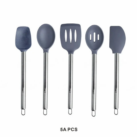 Silicone Kitchen Utensil Set Non Stick kitchenware Spatula Shovel Spoon Turner Cooking Tools Heat Resistant Cookwear Accessories