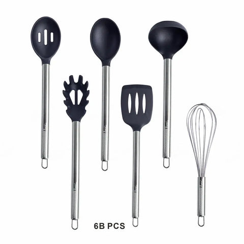 Silicone Kitchen Utensil Set Non Stick kitchenware Spatula Shovel Spoon Turner Cooking Tools Heat Resistant Cookwear Accessories