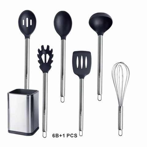 Silicone Kitchen Utensil Set Non Stick kitchenware Spatula Shovel Spoon Turner Cooking Tools Heat Resistant Cookwear Accessories