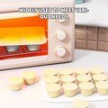 Silicone Muffin Pan Metal Reinforced Frame Cake Pan Easy to Handle 6 holes Baking Mold Nonstick Ice Cube Tray Baking Accessory wiktra