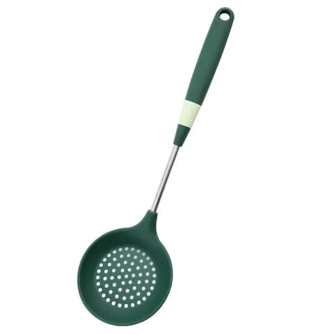 Silicone Spatula Kitchenware Set Kitchen Non-Stick Pan Soup Spoon and Strainer Cooking Silicone Kitchenware