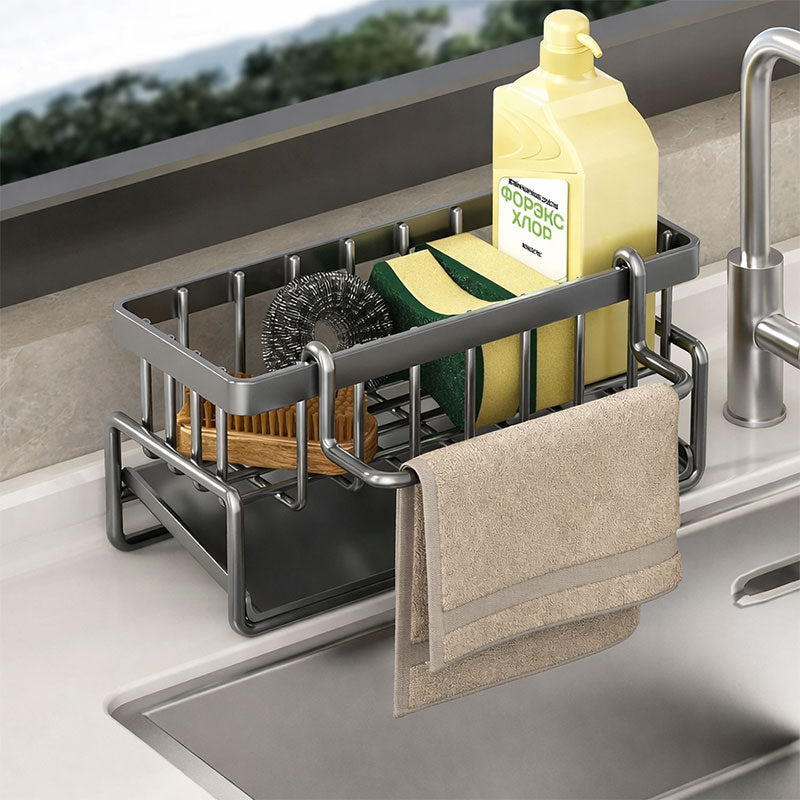 Sink Faucet Rag Drying Storage Rack