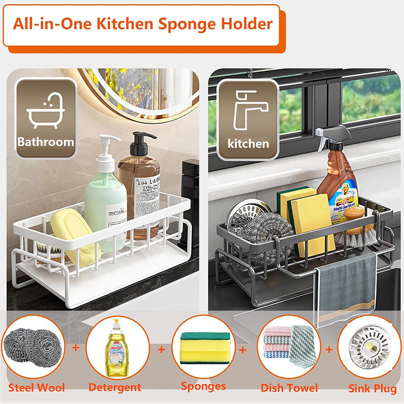 Sink Faucet Rag Drying Storage Rack