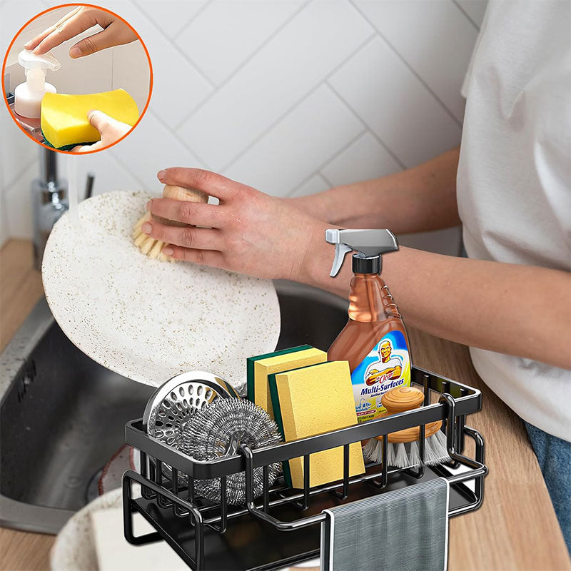 Sink Faucet Rag Drying Storage Rack