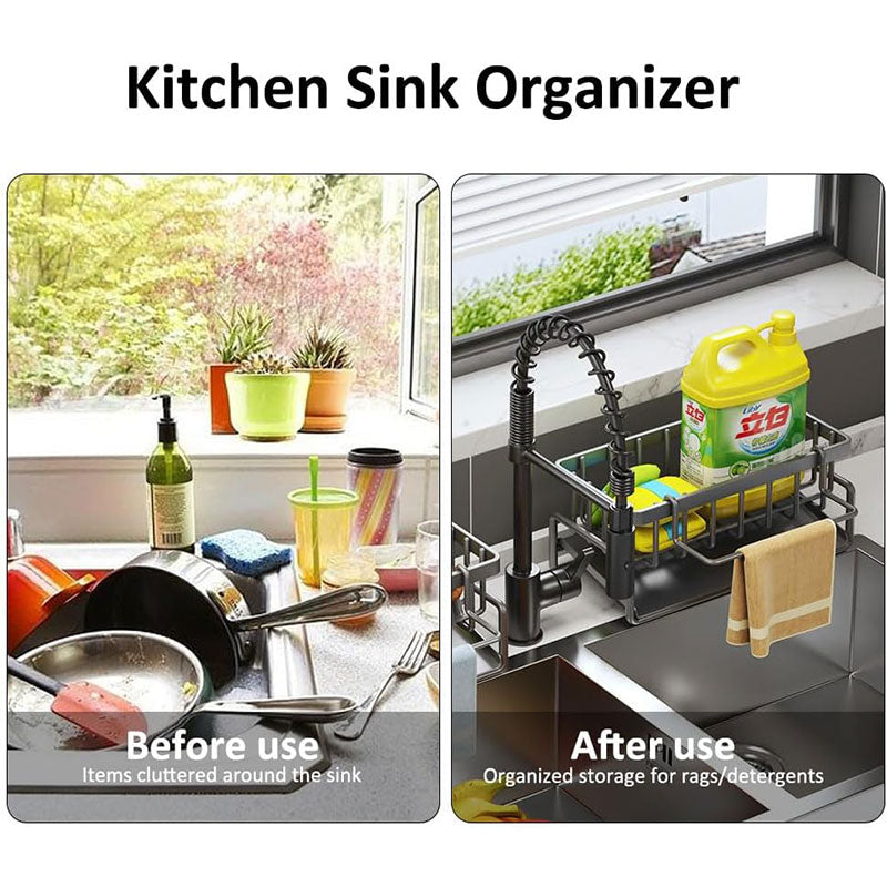 Sink Faucet Rag Drying Storage Rack