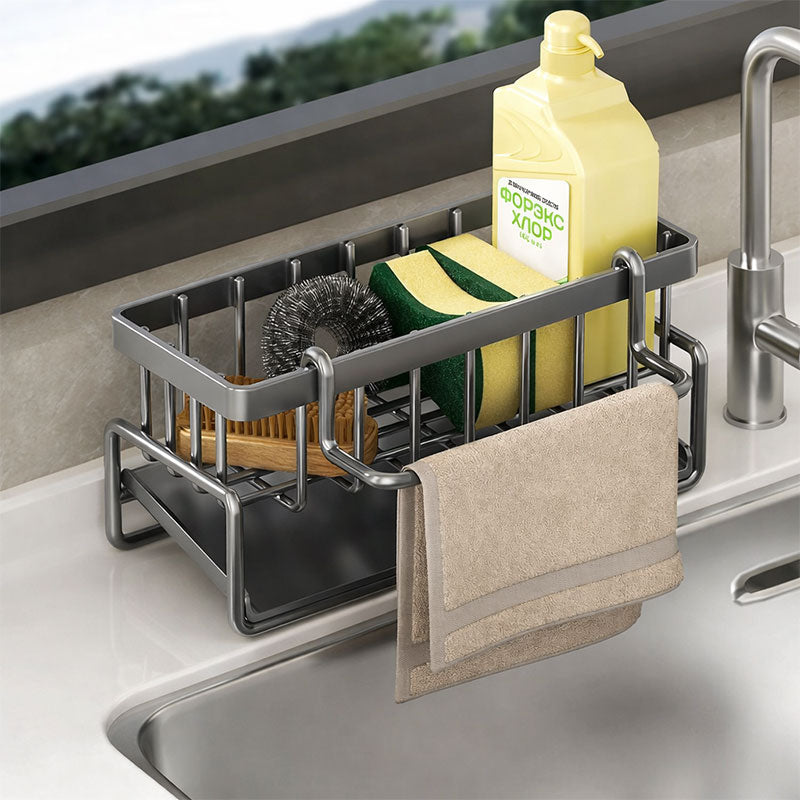 Sink Faucet Rag Drying Storage Rack