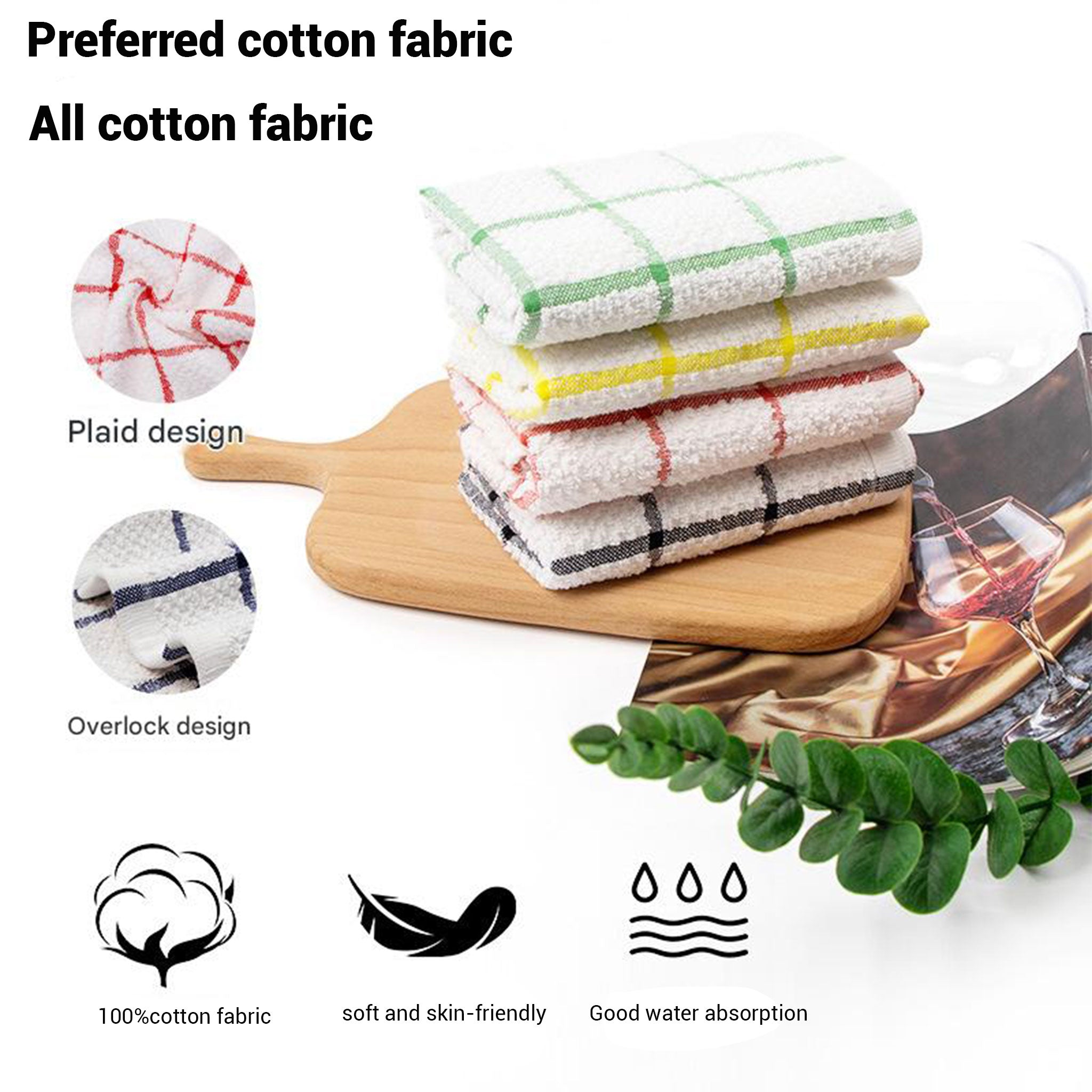 Small Square Soft Waffle Towel