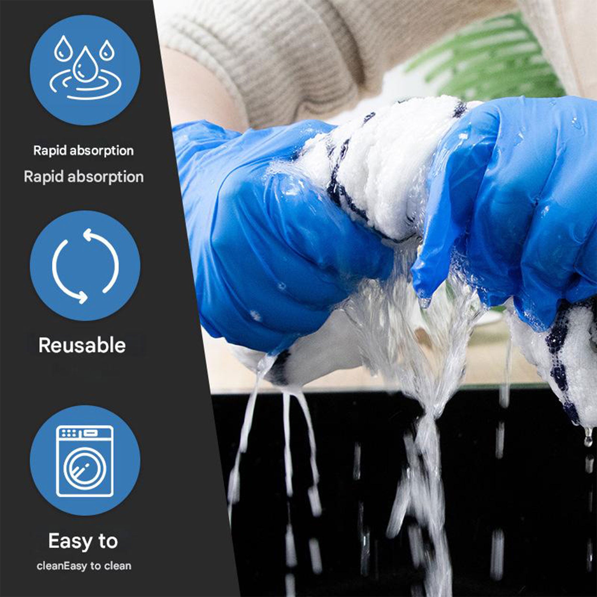 Small Square Soft Waffle Towel