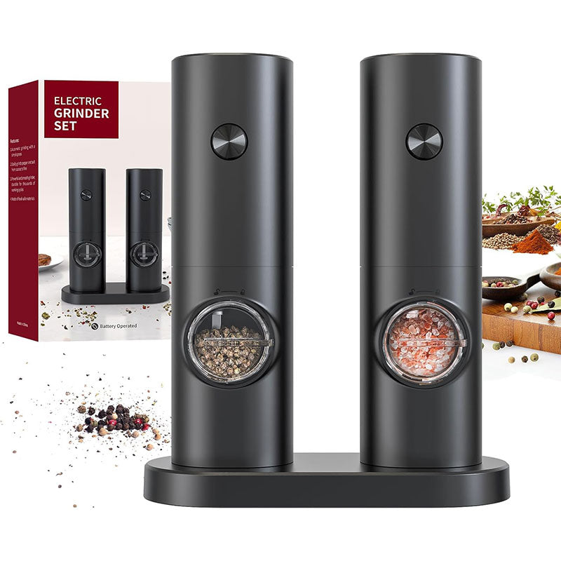 Small Wireless Salt & Pepper Mill Set