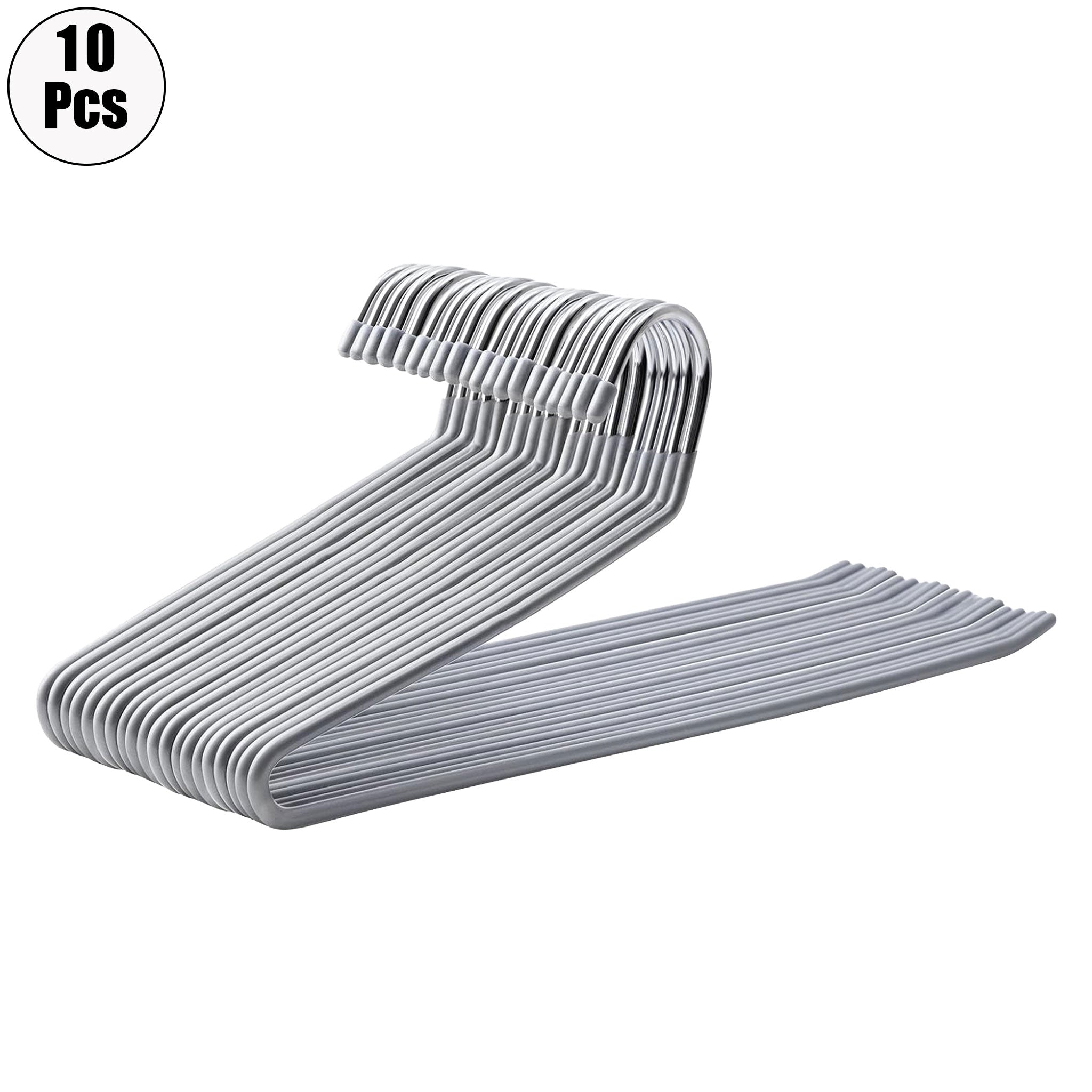 10pcs Metal Pants Hanger Pants Organizer Closet Trouser Rack 29/35CM Balcony Drying Clothes Hanger Storage Pants Rack Traceless