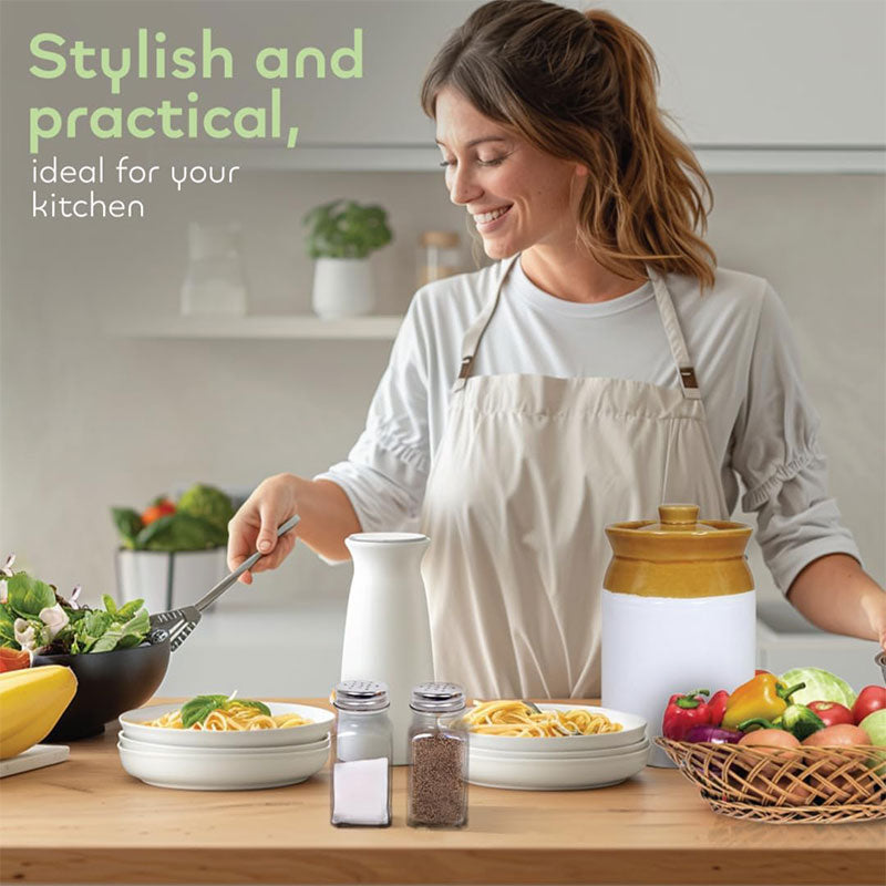 Square Glass Pepper Seasoning Bottle