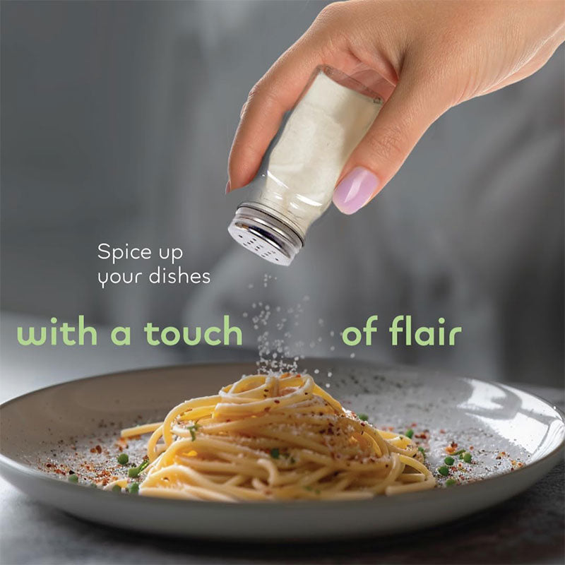 Square Glass Pepper Seasoning Bottle