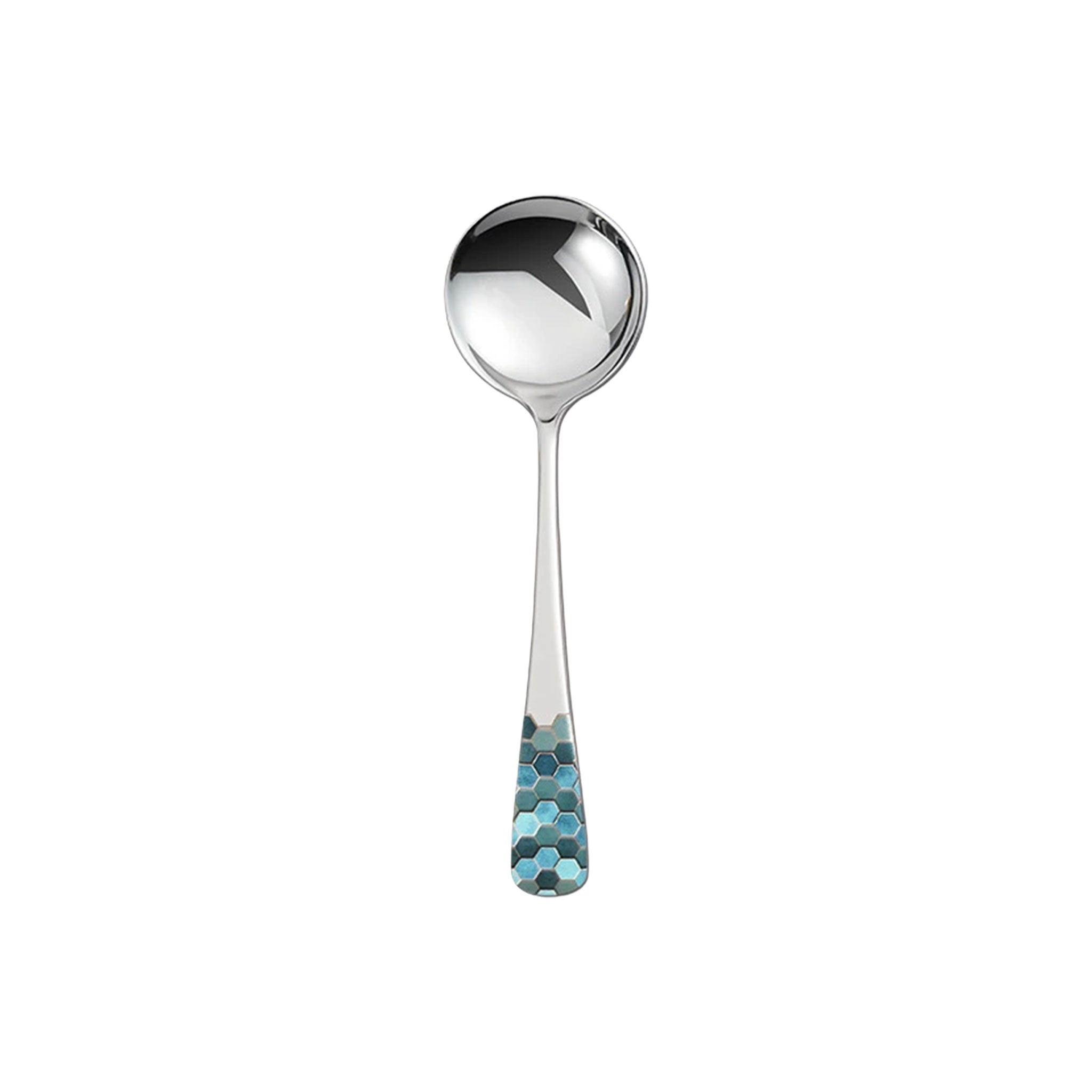 Stainless Steel Coffee & Dessert Teaspoons – Silver Round Head Cutlery