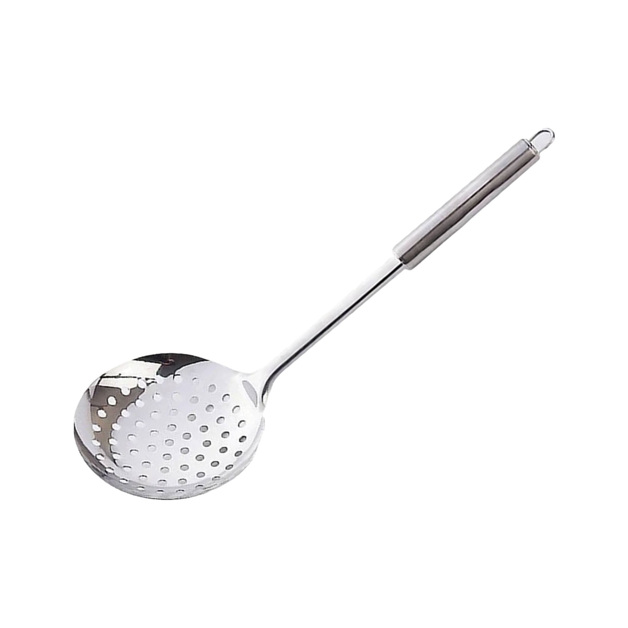 Stainless Steel Cooking Colander with Anti-Scald Handle – Kitchen Utensil