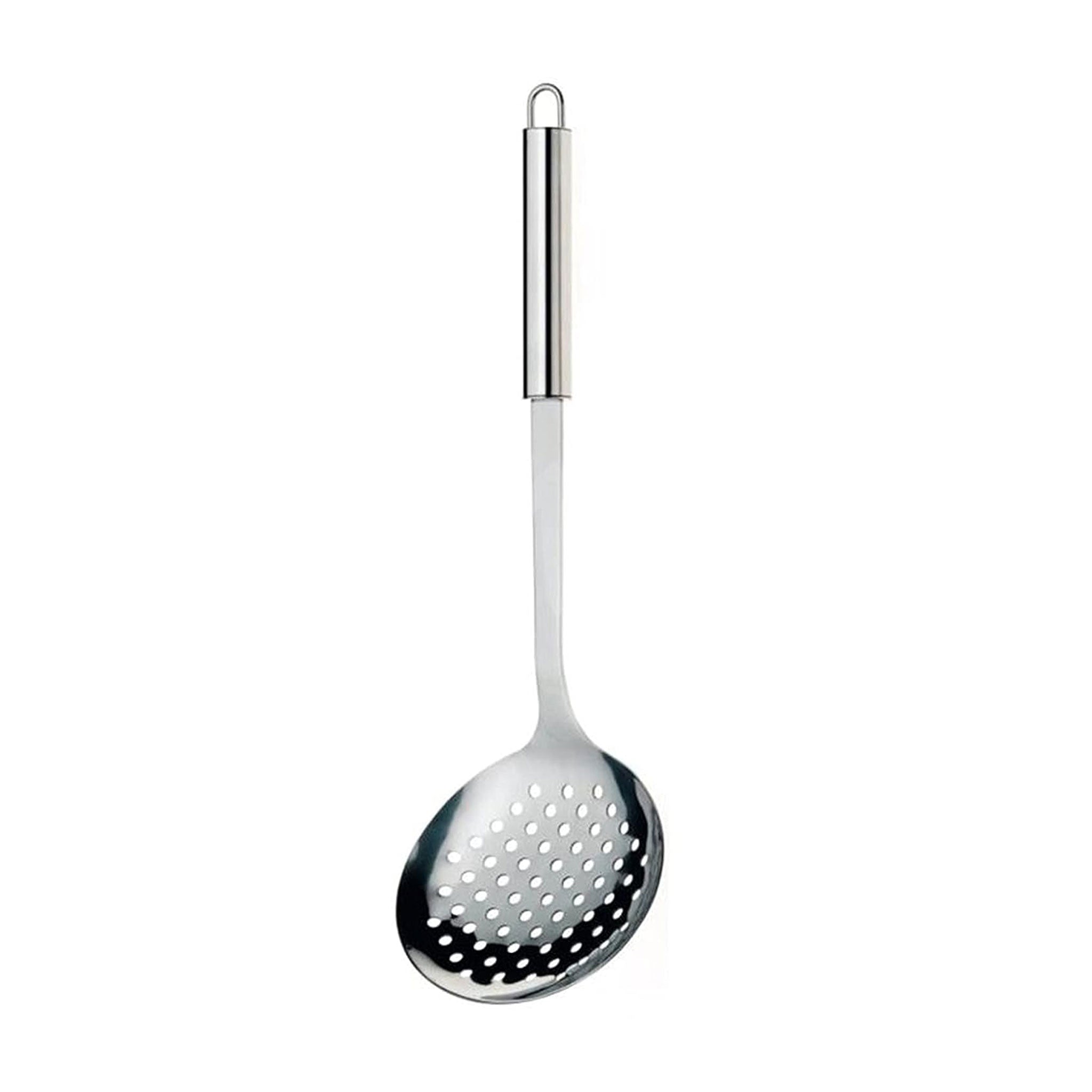 Stainless Steel Cooking Colander with Anti-Scald Handle – Kitchen Utensil