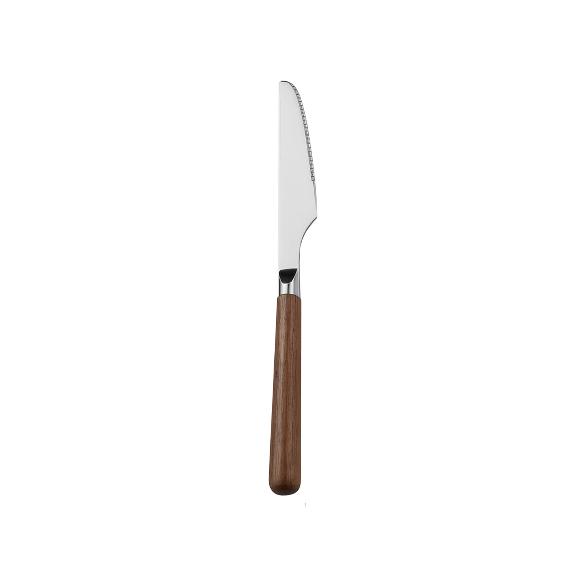 Stainless Steel Cutlery Set with Walnut Wood Handles