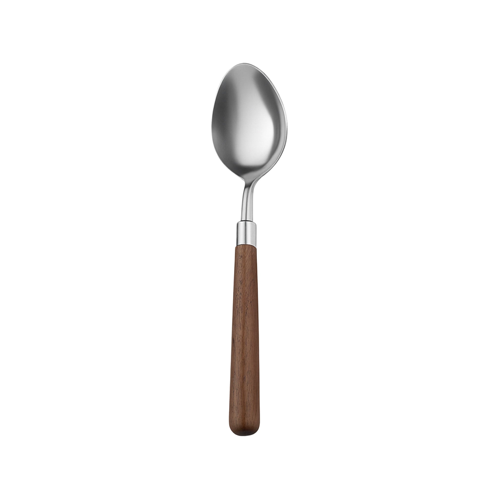 Stainless Steel Cutlery Set with Walnut Wood Handles