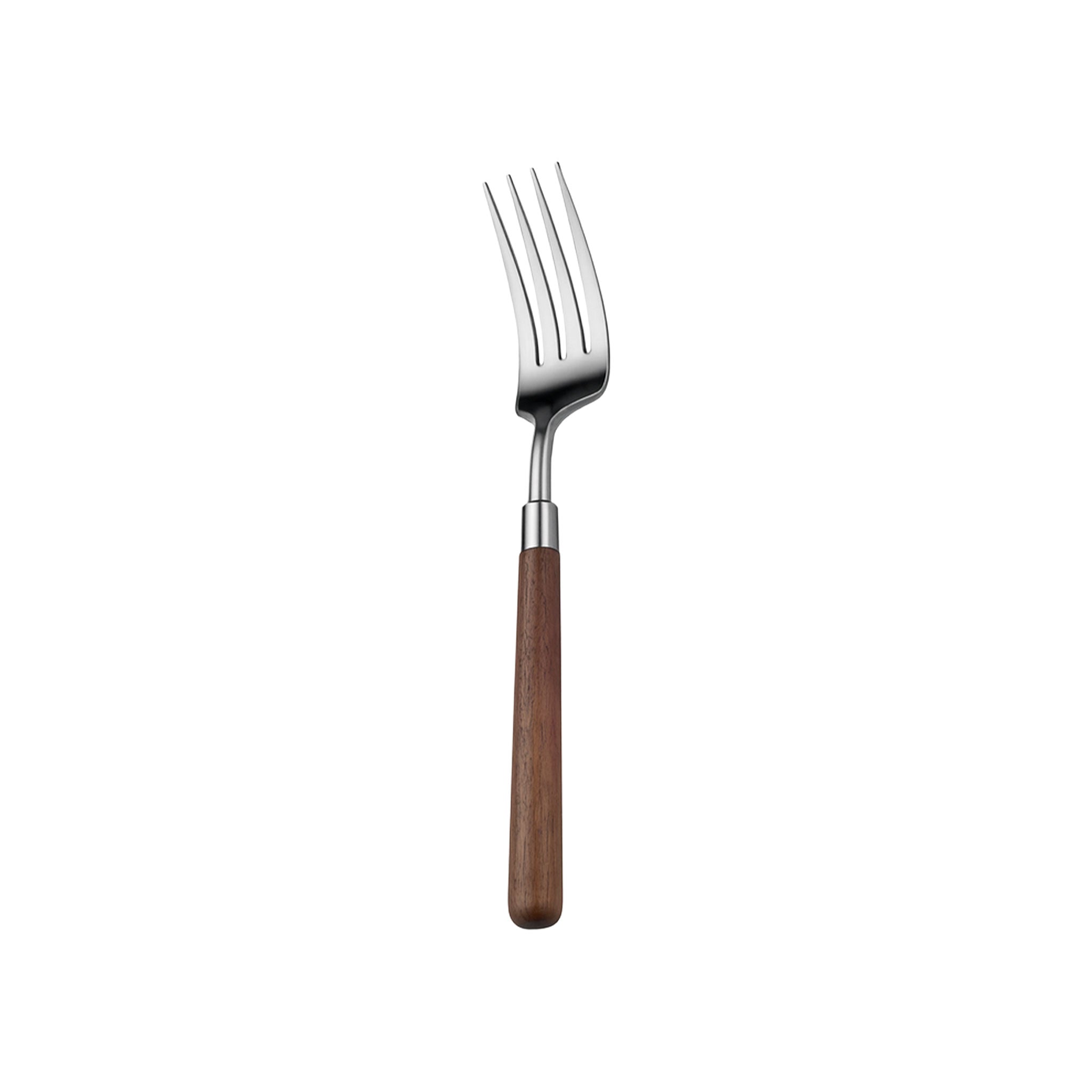 Stainless Steel Cutlery Set with Walnut Wood Handles