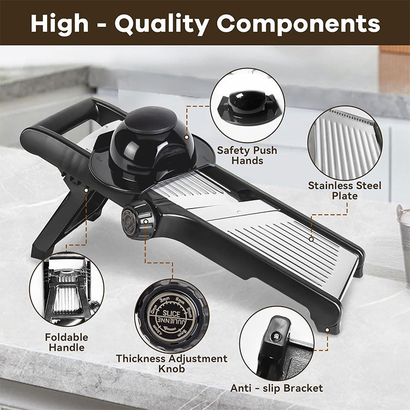 Stainless Steel Cutter for Slicing & Shredding