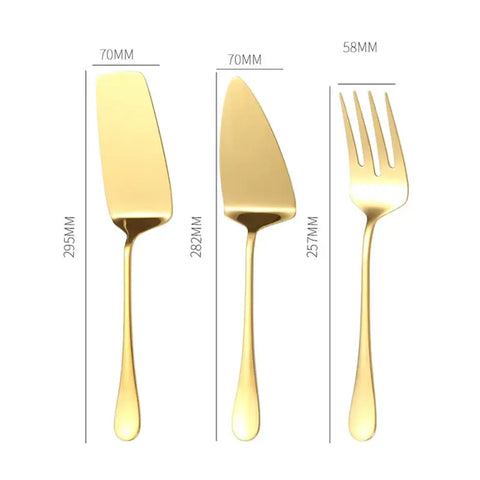 Stainless Steel Dinner Serving Spoon Public Tableware Steak Fork Shovel Buffet Distributing Soup Spoons Colander Kitchen Cutlery wiktra